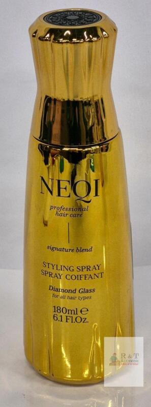 NEQI Signature Blend Diamond Glass Styling Spray, 180ml/6.1 fl.oz, Heat Protection, All Hair Types