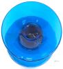 MCM Empoli Cobalt Blue Glass Genie Bottle/Decanter, 21.5in Tall, Italy, Pedestal Base, 1960s - 4