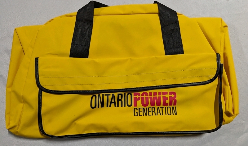 New Ontario Power Generation Hard Bottomed Duffle Bag.