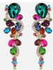 Liv Oliver Chandelier Earrings multi Coloured Crystals. - 2