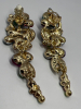 Liv Oliver Chandelier Earrings multi Coloured Crystals. - 3