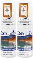 2 NEW Dr. Mist - Fragrance Free Deodorant Spray , Wll Natural Unscented | 50 mL
