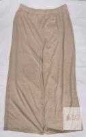 NEW Lemon Women's Wide-Leg Lounge Pants, Size Large, Beige, Pull-On, ITM/ART 1925533