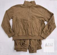 NEW Janprint Brown Women&rsquo;s 2-Piece Corduroy Lounge Set, Small, 1/4 Zip Pullover & Drawstring Pants