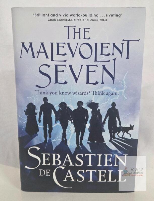 The Malevolent Seven by Sebastien de Castell, Hardcover, 1st Edition, ISBN 978-1-5294-2771-1