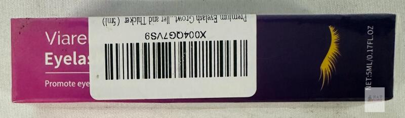 Viareline Eyelash Enhancing Serum, 5ml, Peptide Complex, Made in China, Exp: 2028, Batch 20250601-01