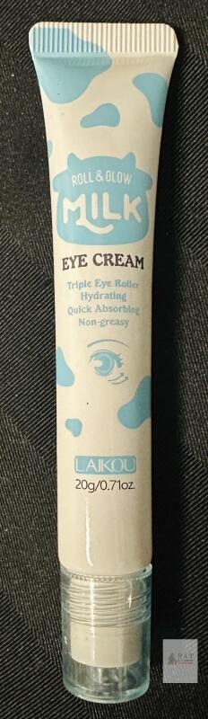 LAIKOU Milk Roll & Glow Eye Cream 20g Triple Roller, Hydrating, Brightening, Non-Greasy [LK97554D]