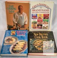 4-Cookbook Lot: Better Homes New Dieter's, Brand Name, Great American, Easy Cooking Vol II, Hardcovers