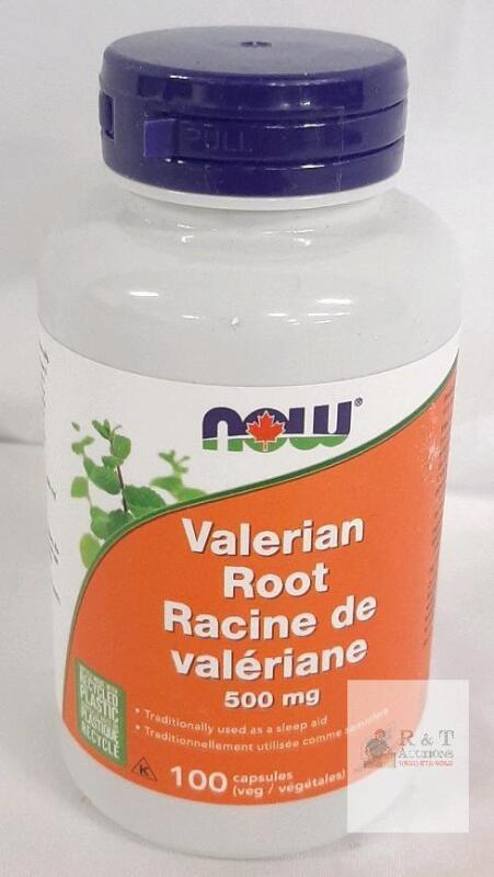 EXP 09/28NEW NOW Valerian Root 500 mg 100 Veg Capsules, Herbal Sleep Aid, Exp 09/28, Barcode 733739847706
