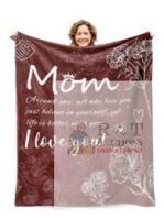 New Birthday Gifts for Mom Blanket, to My Mother Blanket Gift from Daughter Son, Christmas Thanksgiving Day Birthday Gift for Mom Throw Blanket 60" x 50"