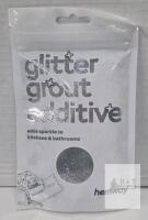 Hemway Silver Glitter Grout Additive 100g | Sparkle for Cement, Epoxy, Sanded Grout, 230&deg;C Safe