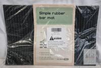NEW Simple Rubber Bar Mat 17.7"x11.8", PVC, Anti-Slip, Quick-Drying, Zhejiang Yuanchao