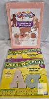 NEW Colorations Colors Like Me Craft Paper 9x12&rdquo; 400 Sheets & 2x TCR 4&rdquo; Bold Block Letters 460pc