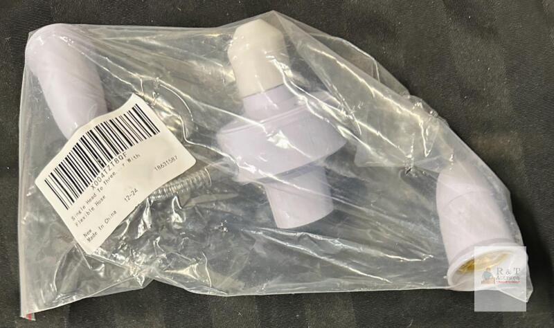 Single Head to Three Head Flexible Hose Adapter, Plastic, Hose Barb,