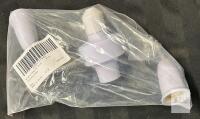 Single Head to Three Head Flexible Hose Adapter, Plastic, Hose Barb,