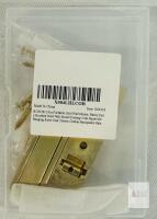 BOXOB Foldable Gold Wall Hooks, Set of 2, Wall Mount, Brushed Gold, Zinc Alloy, X004LHLCOR