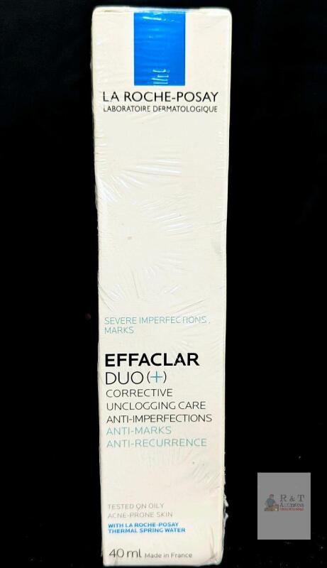 La Roche-Posay Effaclar Duo (+) 40ml Acne Treatment Gel-Cream, Oily Skin, Sealed, Made in France