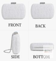 New Peeptoe Evening Bag for Women, Evening Purses Crossbody Shoulder Clutch Bag Prom Party Purse Weddings
