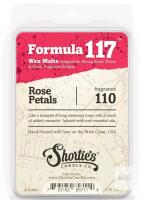 Shortie's Candle Co. Formula 117 Rose Petals Wax Melts, 6 Cubes, 3 fl. oz., Fragrance 110