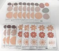 Funlife Vinyl Wall Decal Sets, Geometric & Flower PA227 PA341, 11.5"x8.2", Earth Tones