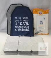 IKEA SVAMPIG Sponges Set, Arm & Hammer Pet Wipes, 2 Insulated Wine Bags, Household Supply Lot