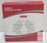 WA668-1 Carbon Monoxide Alarm, 150PPM Threshold, Electrochemical Sensor, CE/UL Certified, 3V