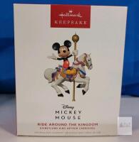 Hallmark Keepsake 2025 Disney Mickey Mouse Ride Around the Kingdom Ornament