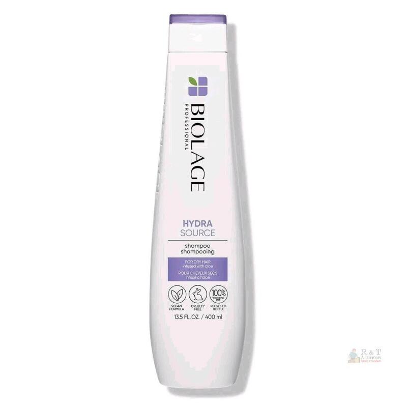 Biolage Hydra Source Shampoo 13.5 fl. oz. (400 mL), For Dry Hair, Vegan, Cruelty Free, 48Y301 Has been opened volume may be loss
