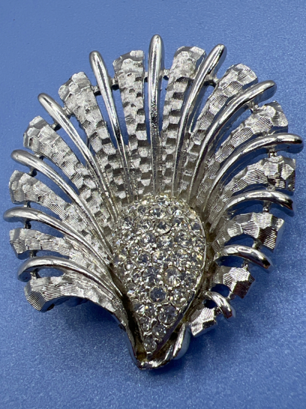 Marcel Boucher signed Peacock Brooch