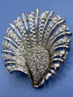 Marcel Boucher signed Peacock Brooch