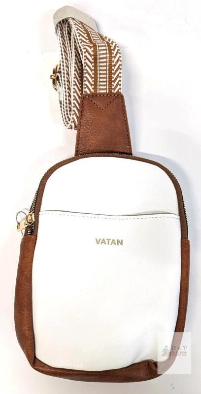 New Vatan Sling Bag Crossbody Backpack Small Sling Bag for Womens PU Leather Crossbody Bags Fanny Pack