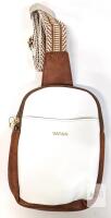 New Vatan Sling Bag Crossbody Backpack Small Sling Bag for Womens PU Leather Crossbody Bags Fanny Pack