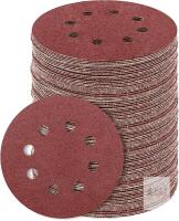 New Sanding Discs Set, SIJDIEE 100Pcs 5 Inch 8 Holes 60 Grit Hook and Loop Sandpaper Round Sanding Sheet for Random Orbital Sander and Wood Furniture Finishing, Metal Grinding