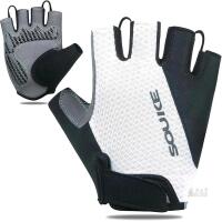 New Size MED Unisex Souke Cycling Bike Gloves Padded Half Finger Bicycle Shock-Absorbing Anti-Slip MTB Breathable Road Biking Gloves