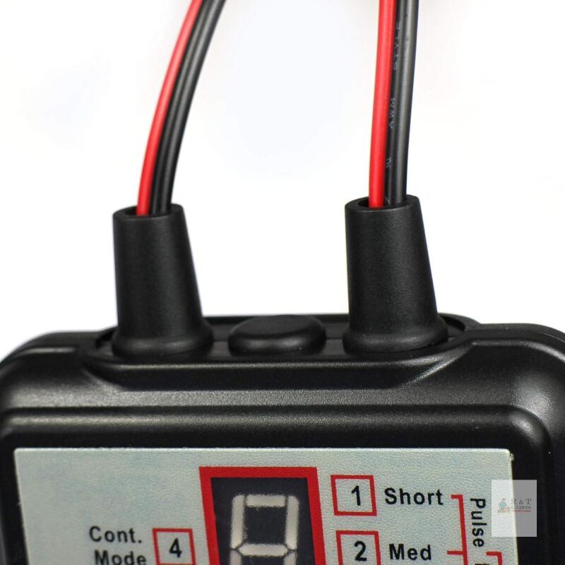 NEW sun 12V Fuel Universal Injector Tester with Adapter, 4 Pulse Modes, LED Display for DIY Auto Fuel System Diagnostics