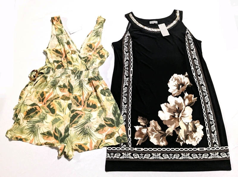 New American Eagle Ladies Short Summer Jumper (XL) & Laura Plus Sleeveless Tunic Dress (Size 18)