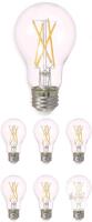 New 7-Pack Sylvania LED TruWave Natural Series Light Bulb, 60W Equivalent, Efficient 8W A19, Medium Base, Dimmable, 800 Lumens, 2700K, Soft White, Clear (40806)