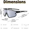 New Swanoble UV400 Youth Baseball Sunglasses,Kids Sunglasses for Boys Cycling Girls Softball Teen Tennis Shades - 2