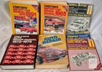 Chilton Haynes Motor Auto Repair Manual Lot, 1972&ndash;1995, American, Import, GM, Chevy, Fuel Injection