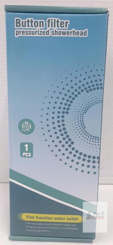 High-Pressure Handheld Showerhead with 5 Spray Modes and Built-in Filter