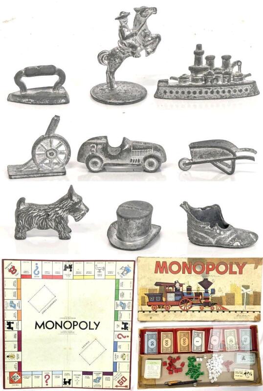 Vintage 1957 MONOPOLY Made in Canada by Collett-Sproule Boxes Limited Scarborough