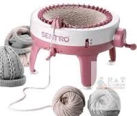 New SENTRO 48-Needle Circular Knitting Machine, Magic Loop Loom No. 843, Easy Panel & Tube Knitting
