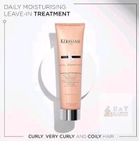 New K&eacute;rastase Curl Cream, Cr&egrave;me de Jour Fondamentale Conditioner, Leave-In Treatment & Heat Protectant, Controls Frizz & Enhances Curls, For All Curly Hair Types & Textures, 150 ml