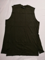 New ALPHALETE Men's sz Medium Premium Stepped Hem Tank (Espresso)