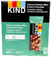 [bb 04/25/2026] New KIND Almond Cashew Mint & Dark Chocolate Gluten-Free Nut Bars, 12 Bars 40g Each