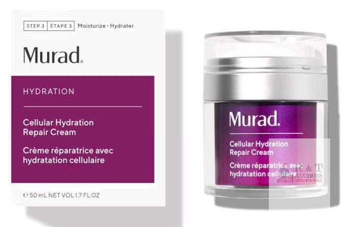 New - Murad Cellular Hydration Barrier Repair Cream - Hydration Face Moisturizer with Fatty Acids from Bilberry Omegas to Repair Dry, Flaky Skin at Cellular Level, 50ml