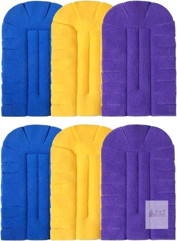 New KMAKII 360 Degrees Fleece Duster Refills Reusable Duster Refills Washable Dusters for Cleaning Ceiling Fan Hardwoods Window Kitchen Floor-6pack (Does Not Include Dusting Wand)