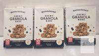 Oatrageous! Chewy Granola Bars, Chocolate Chip, 3 Boxes, 10 Bars Each, 8.4 oz, Best By 2026