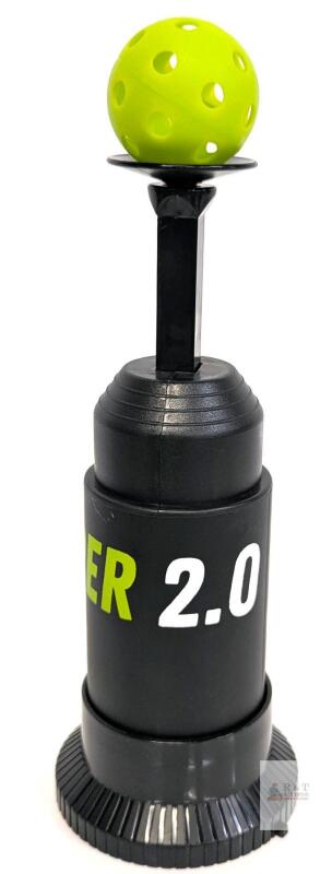 New Mini Tee Popper 2.0, Launches Mini Balls High for Batting Practice (Just Press Down, Place Ball And It Launches Seconds Later)