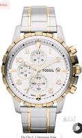 New Fossil Dean Chronograph Stainless Steel Watch
